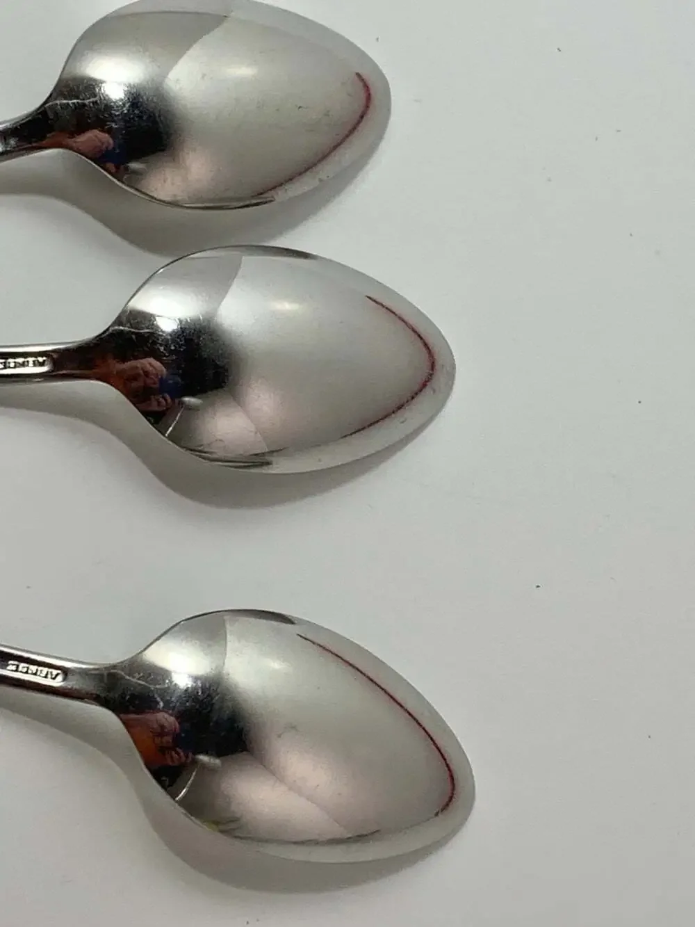 Vintage Lot of ARNBE AB2 Stainless Flatware 3 pcs tea spoons